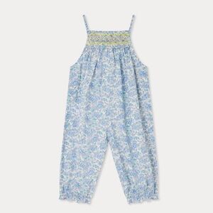 BONPINT Floral Blue and Yellow Jumpsuit